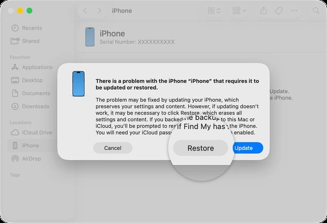 iOS 업데이트 아이폰 리스토어